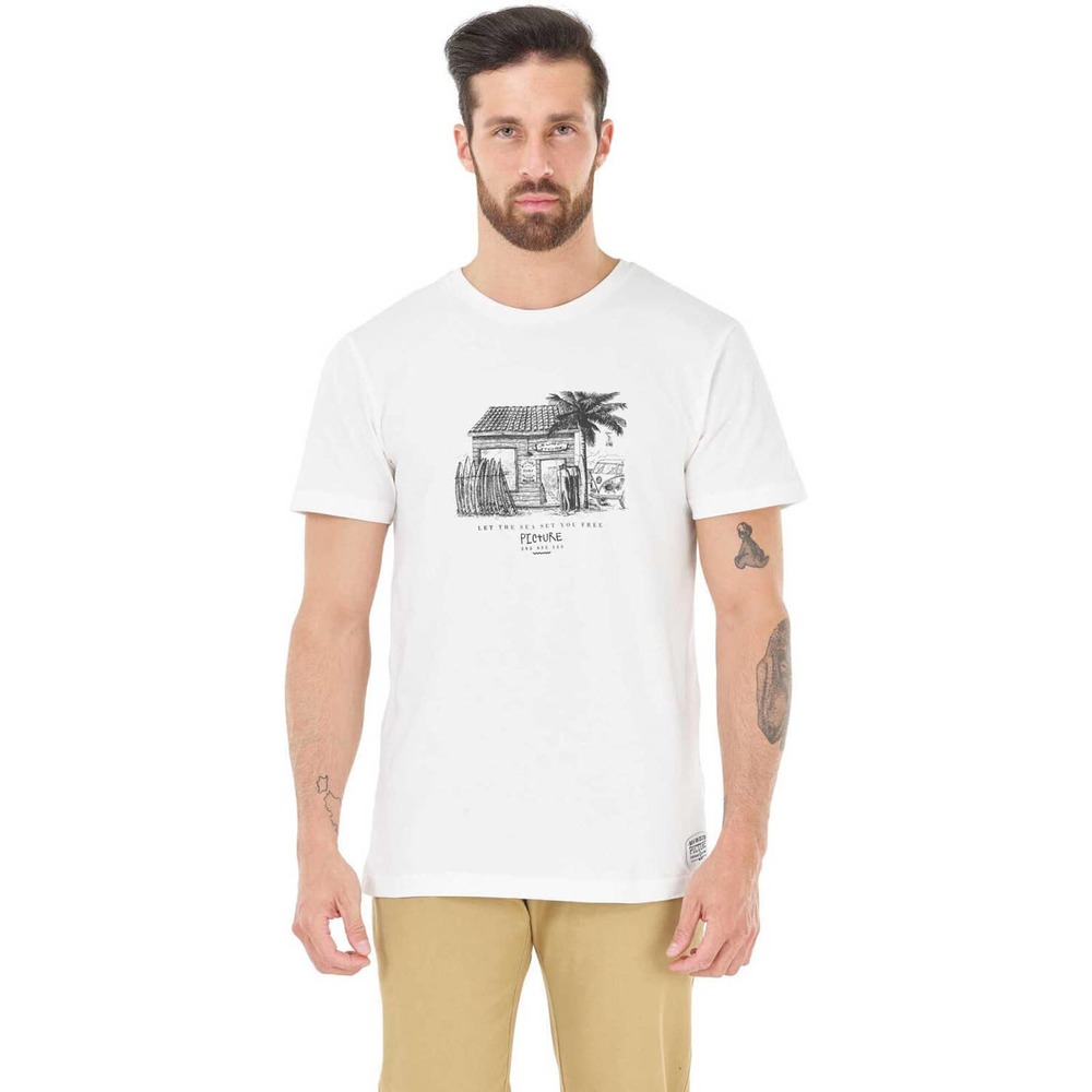 NWT!! Picture Organic Men's Surf Club Short Sleeve T Shirt Size Medium